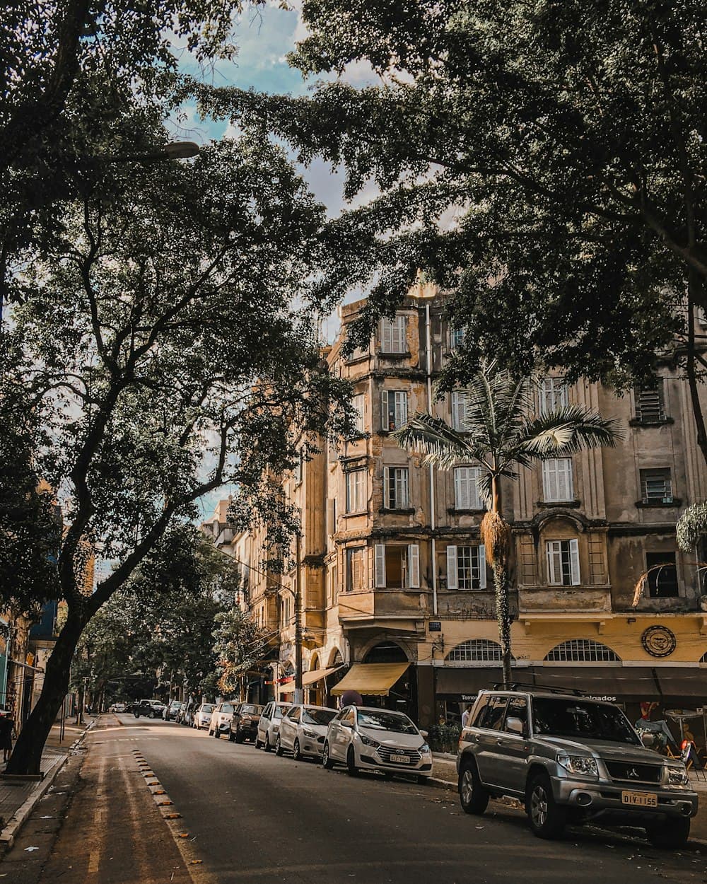 Rua do bairro Jardim Paulista